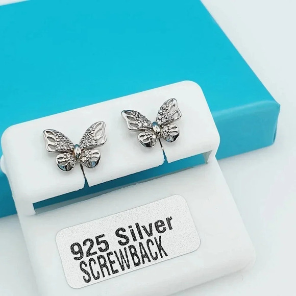 "925 Sterling Silver CZ Beautiful Earrings for Women, 1USPAR4238 - Picture 2 of 11